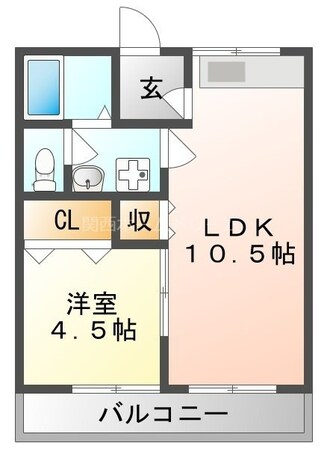 大日駅 徒歩7分 1階の物件間取画像